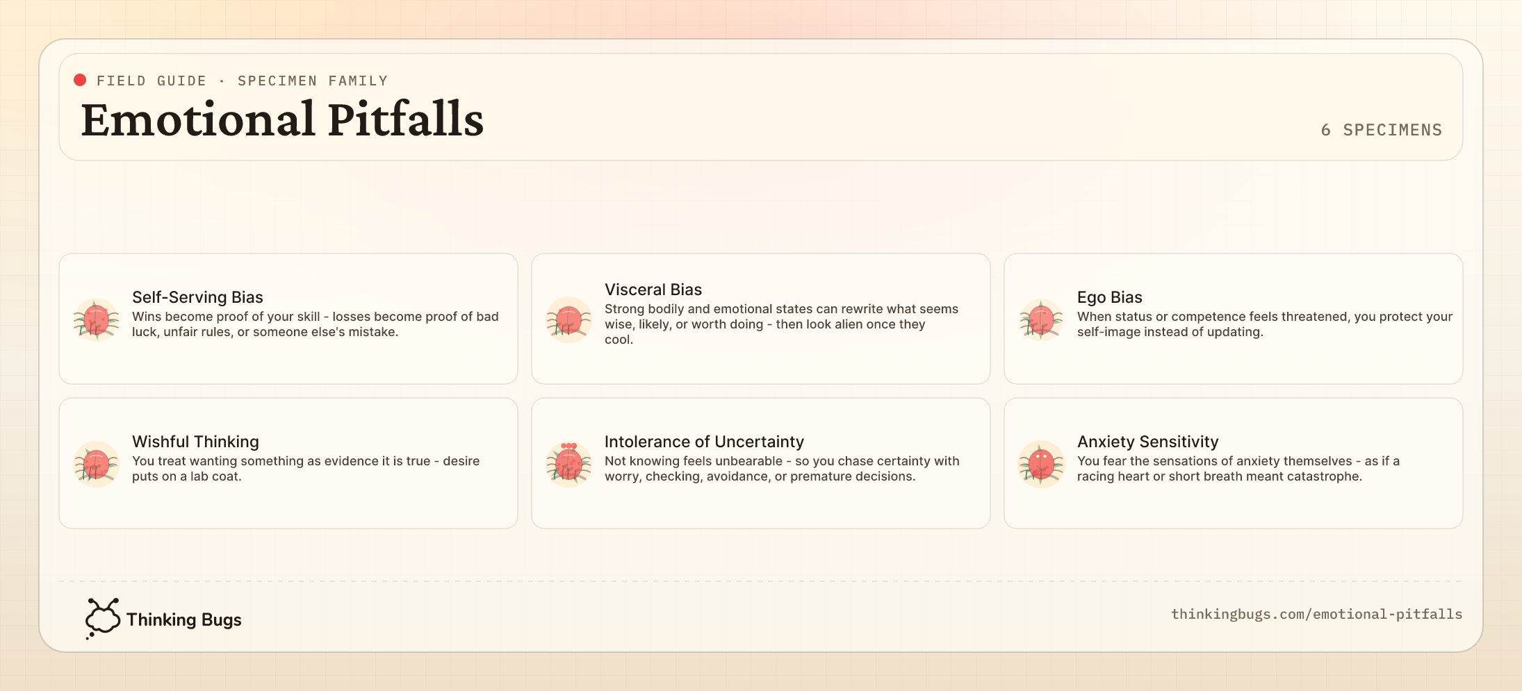 Emotional Pitfalls field guide