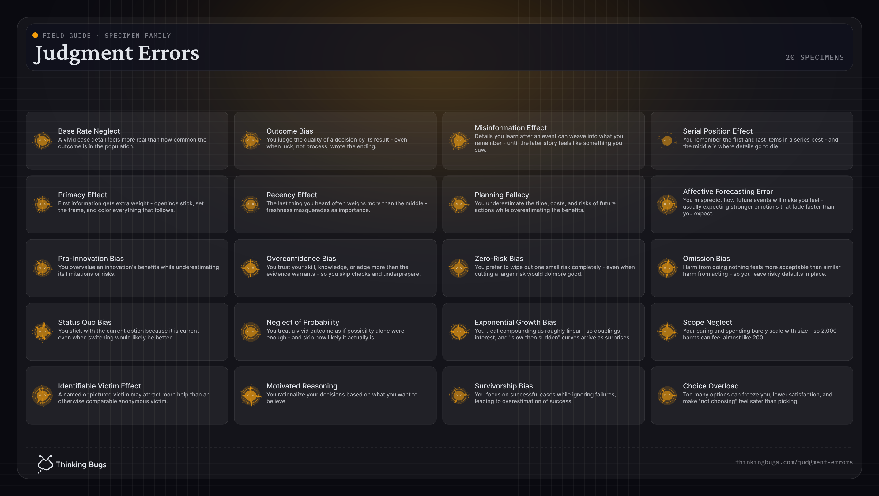 Judgment Errors field guide