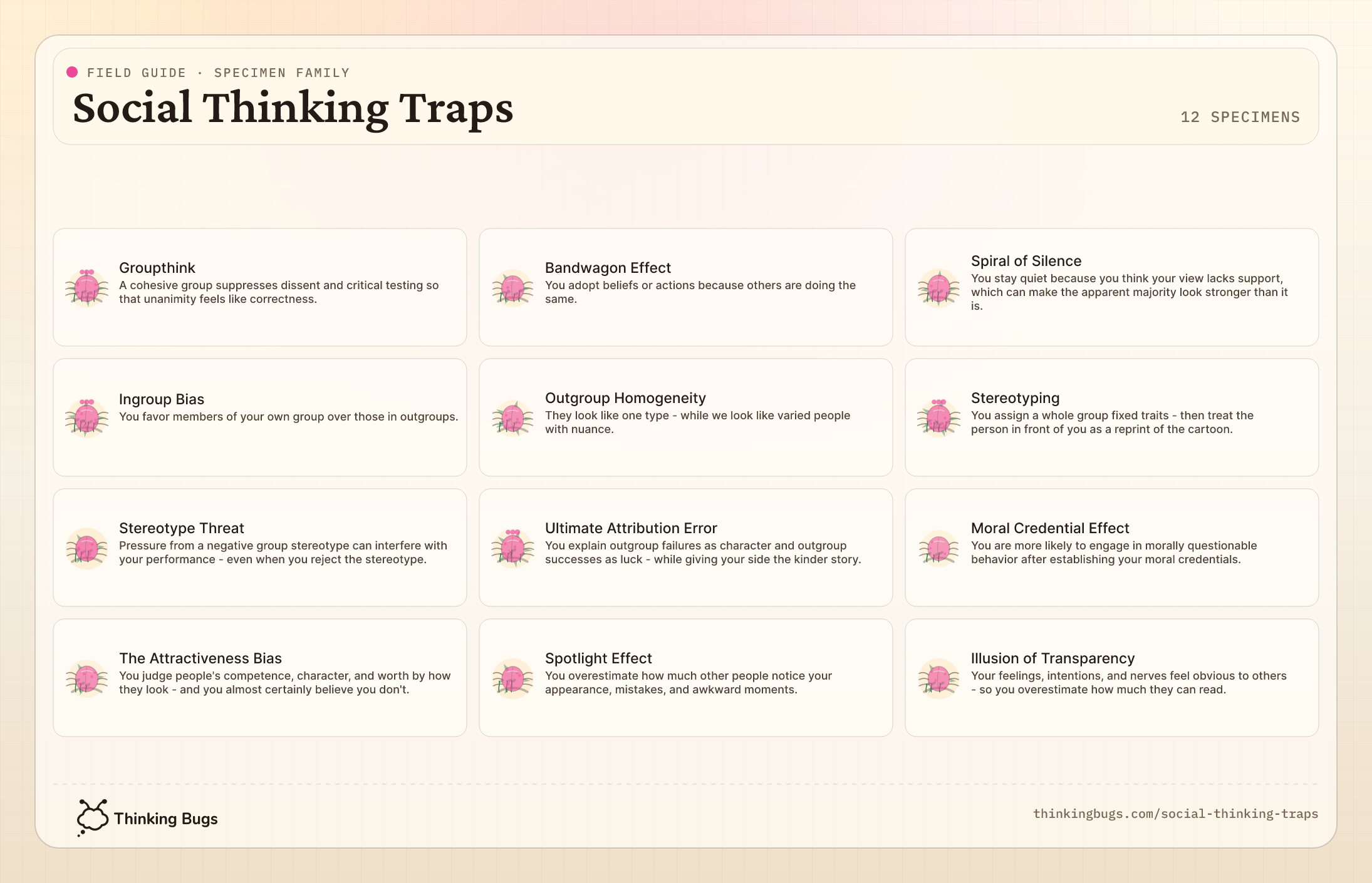 Social Thinking Traps field guide